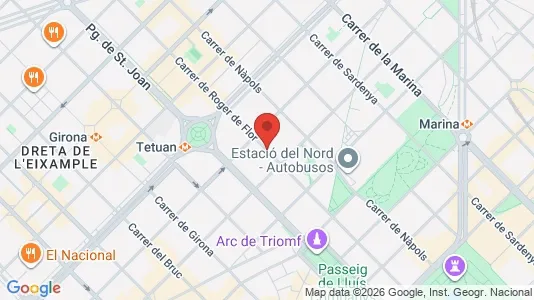 Bedrijfsruimtes te koop i Barcelona Eixample - Foto uit Google Street View