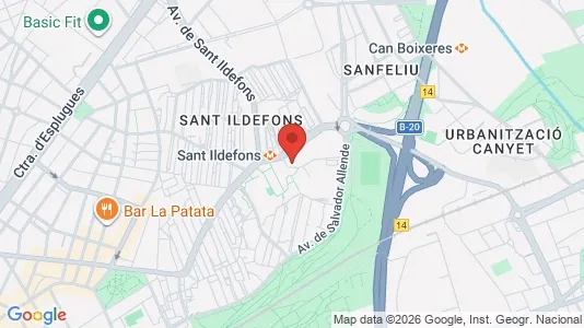 Commercial properties for sale i Cornellà de Llobregat - kort over placeringen
