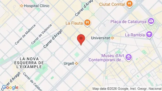 Lokaler til salgs i Barcelona Eixample – Bilde fra Google Street View