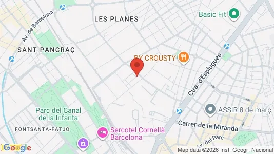 Commercial properties for sale i Cornellà de Llobregat - kort over placeringen