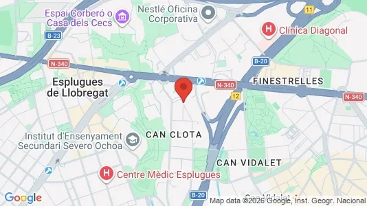 Liikekiinteistöt Vuokrattavana i Cornellà de Llobregat - Kuva Google Street Viewstä