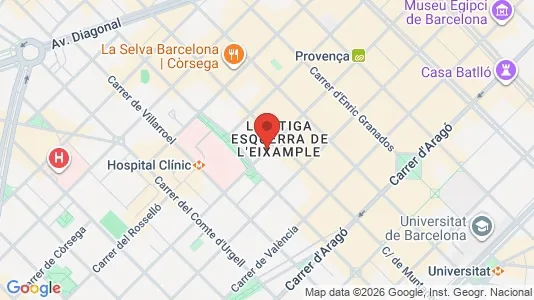 Bedrijfsruimtes te koop i Barcelona Eixample - Foto uit Google Street View