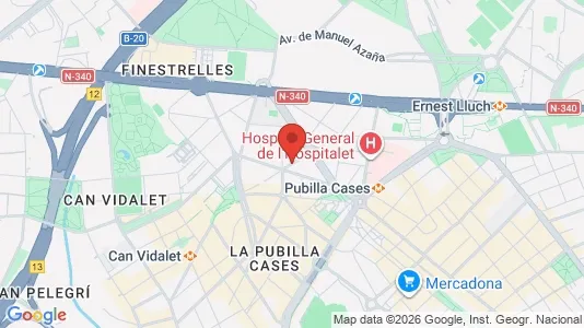 Commercial properties for sale i Esplugues de Llobregat - kort over placeringen