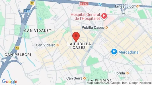 Commercial properties for sale i Esplugues de Llobregat - kort over placeringen