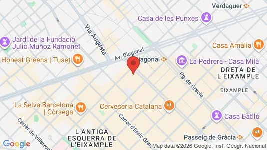 Liikekiinteistöt Myynnissä i Barcelona Eixample - Kuva Google Street Viewstä