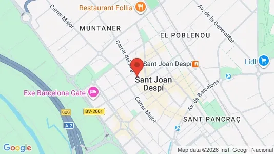 Commercial properties for sale i Cornellà de Llobregat - kort over placeringen