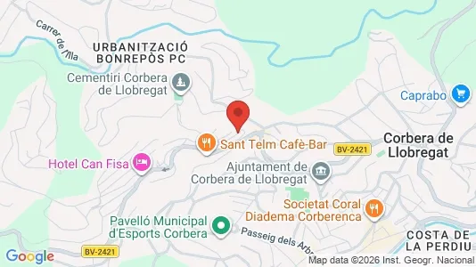Commercial properties for sale i Cervelló - Photo from Google Street View