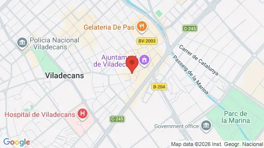 Liikekiinteistöt Myynnissä i Gavà - Kuva Google Street Viewstä