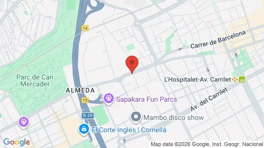 Commercial properties for sale i Cornellà de Llobregat - kort over placeringen