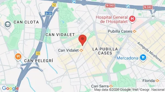 Commercial properties for sale i Cornellà de Llobregat - kort over placeringen