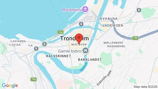 Office spaces for rent i Trondheim Midtbyen - kort over placeringen