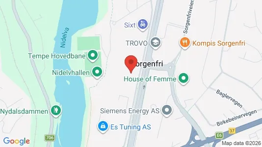 Office spaces for rent i Trondheim Lerkendal - Photo from Google Street View