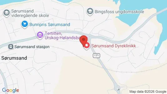 Büros zur Miete i Sørum - kort over placeringen