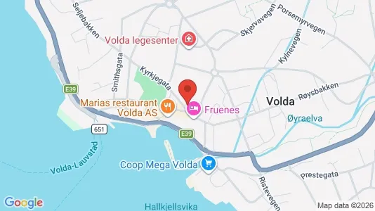 Office spaces for sale i Volda - kort over placeringen