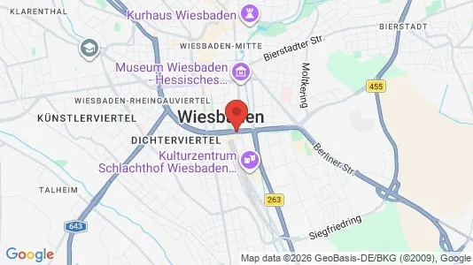 Ladenlokale zur Miete i Wiesbaden – Foto von Google Street View