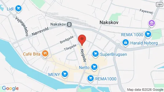 Toimistotilat Myynnissä i Nakskov - Kuva Google Street Viewstä