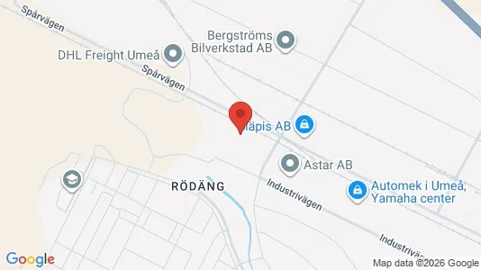 Industrial properties for rent i Umeå - Photo from Google Street View