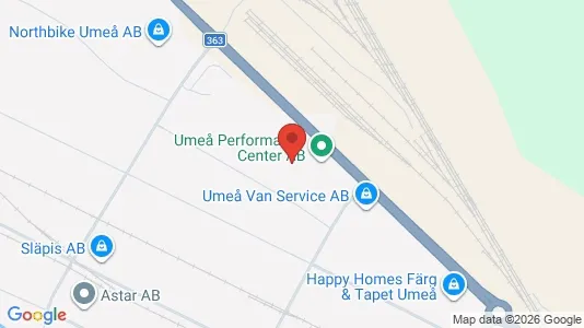 Industrial properties for rent i Umeå - Photo from Google Street View