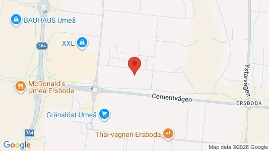 Liikekiinteistöt Vuokrattavana i Umeå - Kuva Google Street Viewstä