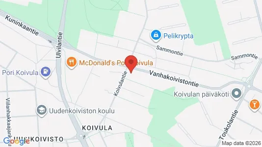 Commercial properties for sale i Pori - kort over placeringen