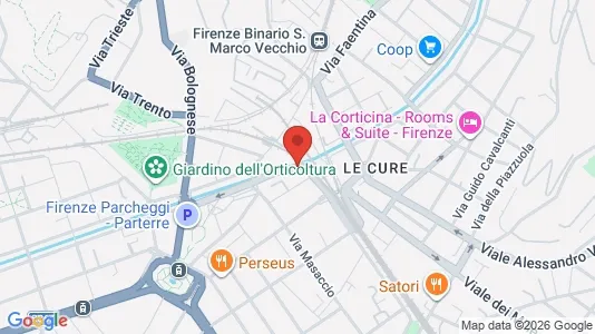 Gewerbeflächen zur Miete i Firenze - kort over placeringen