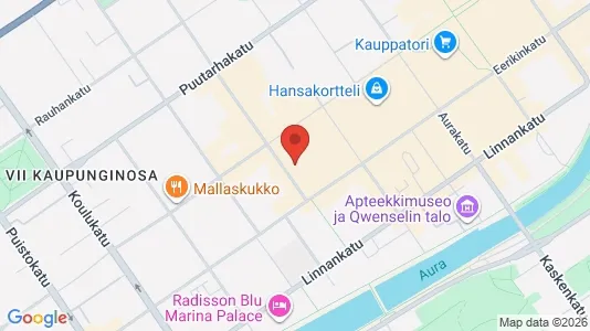 Kontorslokaler för uthyrning i Åbo – Foto från Google Street View