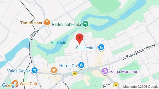 Propiedades comerciales En venta i Valga - kort over placeringen