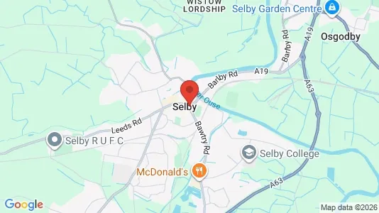 Ladenlokale zum Kauf i Selby - North Yorkshire – Foto von Google Street View