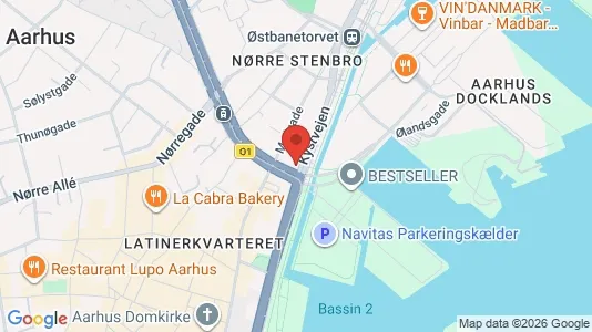 Kontorlokaler til leje i Aarhus C - Foto fra Google Street View
