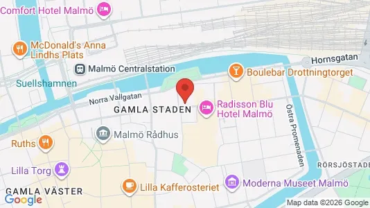 Kontorlokaler til leje i Malmø Centrum - Foto fra Google Street View
