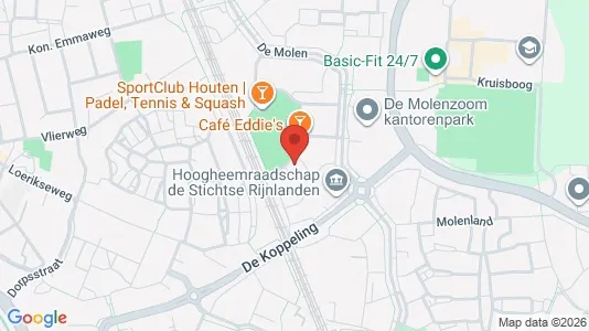 Büros zur Miete i Houten - kort over placeringen