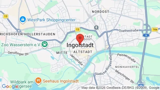 Gewerbeflächen zur Miete i Ingolstadt – Foto von Google Street View