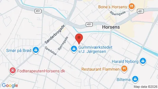 Büros zur Miete i Horsens – Foto von Google Street View