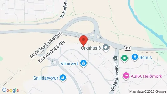 Office spaces for rent i Kópavogur - Photo from Google Street View