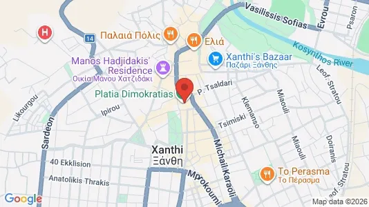 Liikekiinteistöt Myynnissä i Avdira - Kuva Google Street Viewstä
