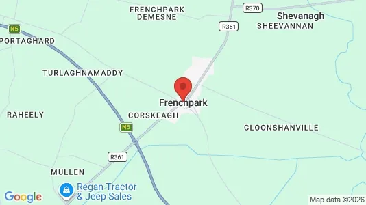 Bedrijfsruimtes te huur i Frenchpark - Foto uit Google Street View