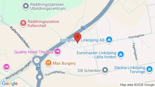 Kontorlokaler til leje i Linköping - Foto fra Google Street View