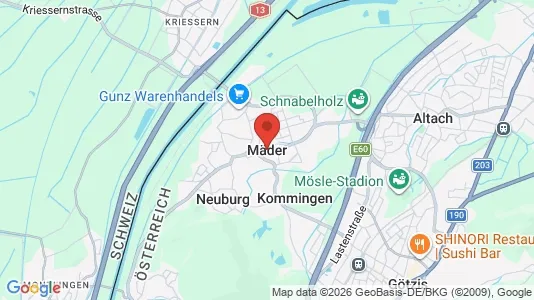 Toimistotilat Vuokrattavana i Mäder - Kuva Google Street Viewstä