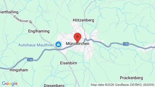 Büros zur Miete i Münzkirchen – Foto von Google Street View