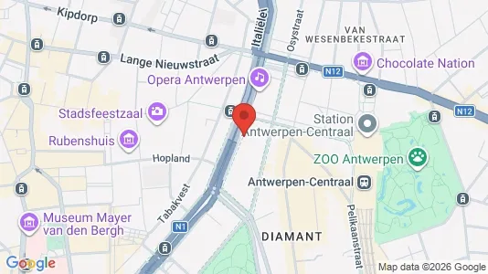 Kontorlokaler til leje i Stad Antwerp - Foto fra Google Street View