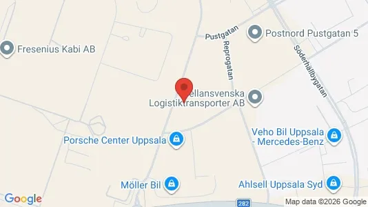 Kontorlokaler til leje i Uppsala - Foto fra Google Street View