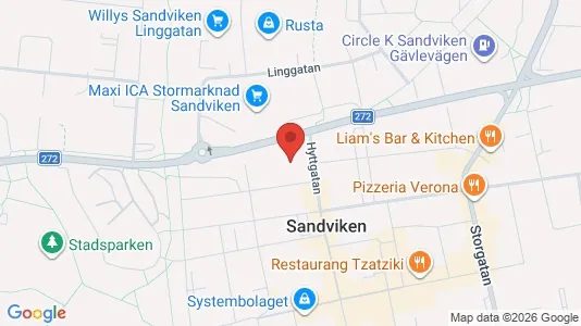 Kontorlokaler til leje i Sandviken - Foto fra Google Street View