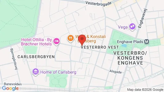 Kontorer til leie i Vesterbro – Bilde fra Google Street View