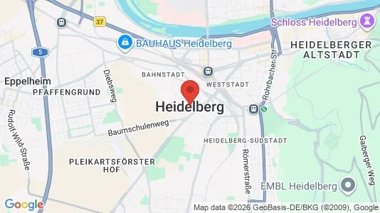 Gewerbeflächen zur Miete i Heidelberg – Foto von Google Street View