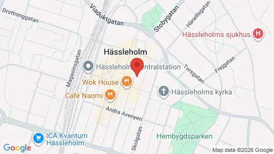 Lokaler til leje i Hässleholm - Foto fra Google Street View