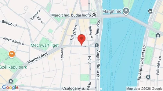 Lokaler til leje i Budapest II. kerület - kort over placeringen