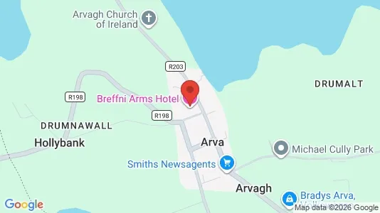 Liikekiinteistöt Vuokrattavana i Arvagh - Kuva Google Street Viewstä
