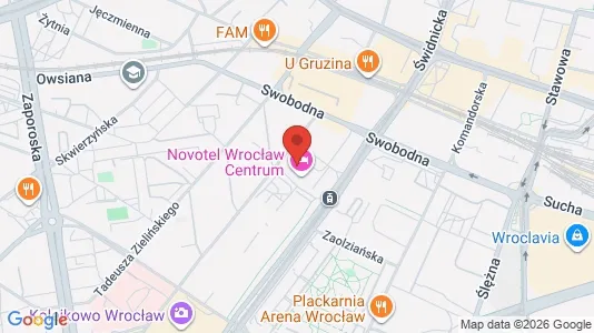 Gewerbeflächen zur Miete i Wrocław – Foto von Google Street View
