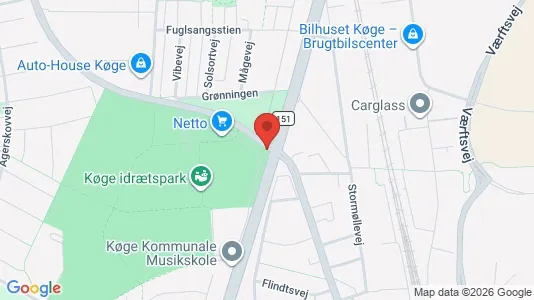 Kontorer til leie i Køge – Bilde fra Google Street View