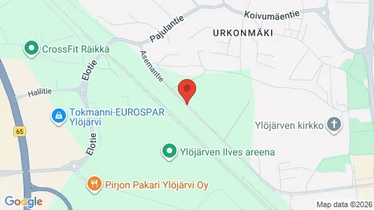 Commercial properties for sale i Ylöjärvi - kort over placeringen